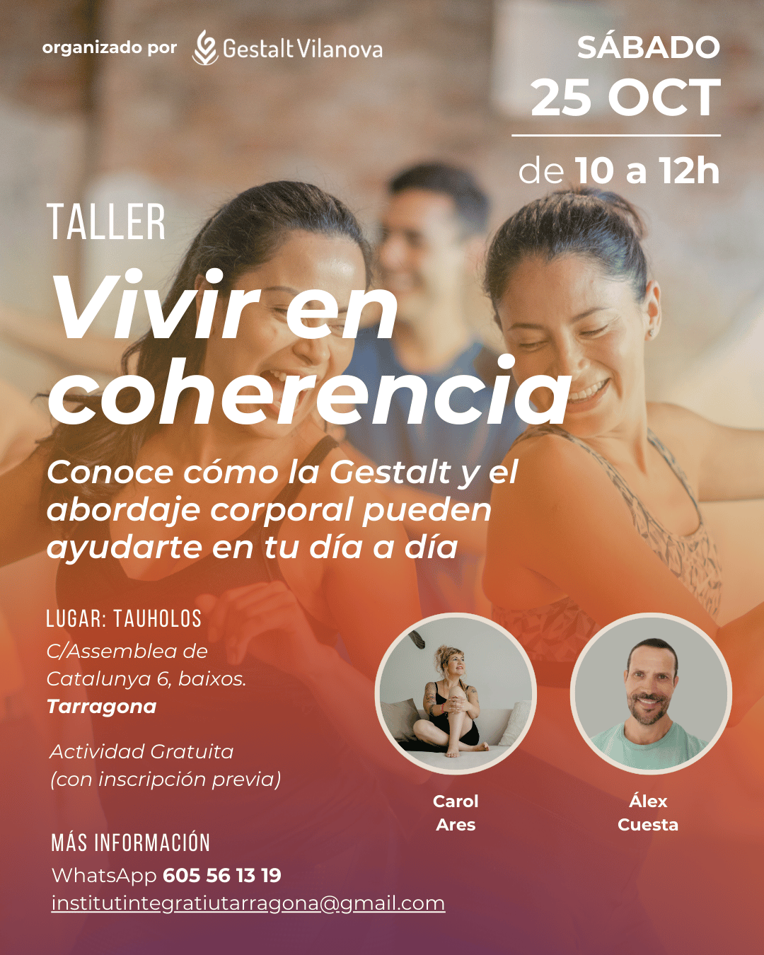 Taller vivir en coherencia
