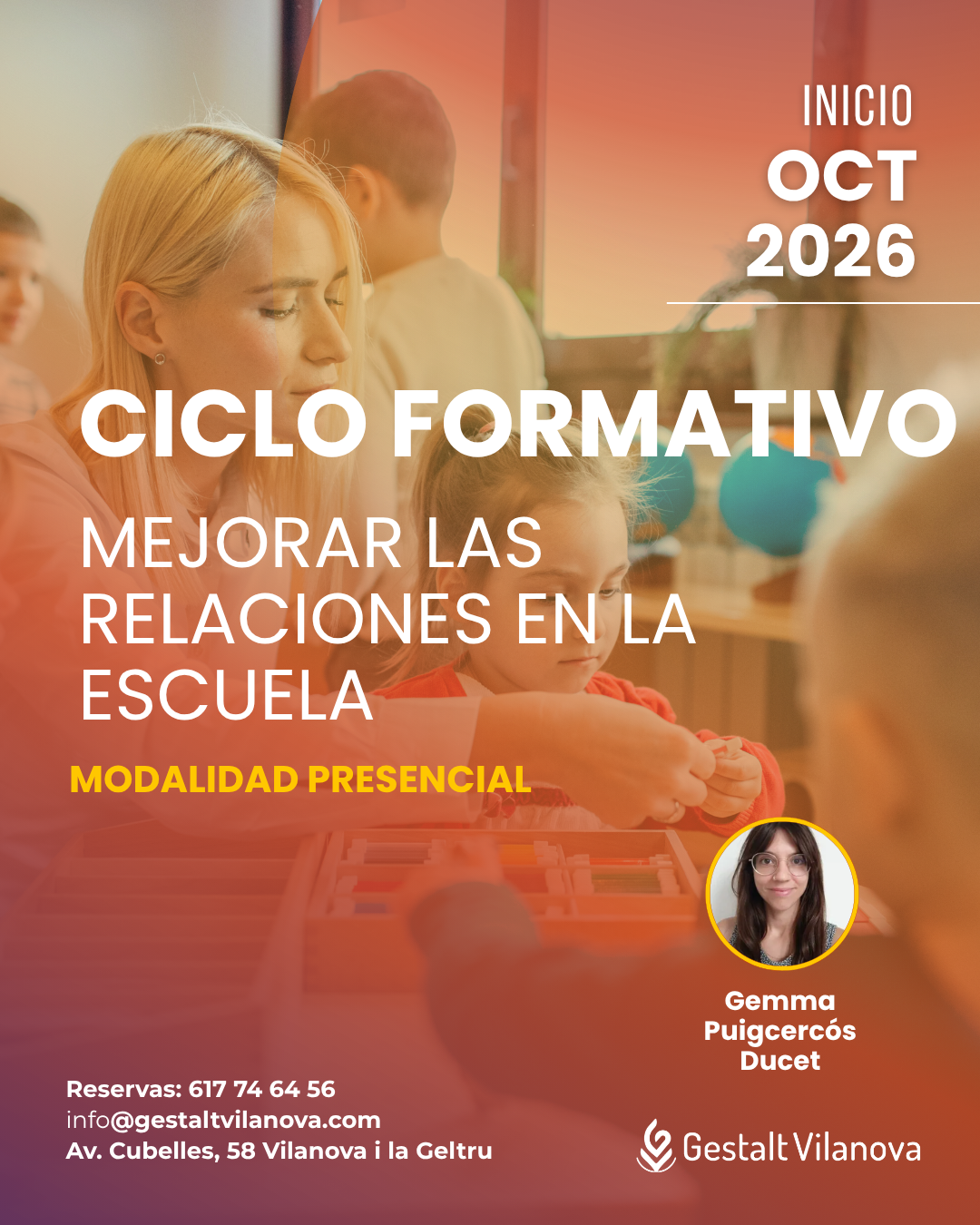 Ciclo formativo en Mejorar las relaciones en la escuela Ciclo formativo en Mejorar las relaciones en la escuela