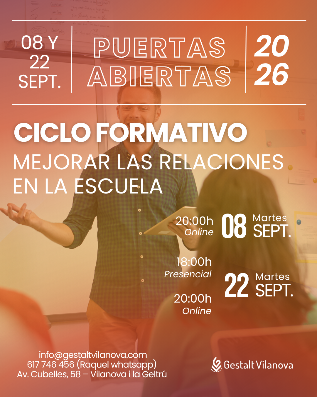 Cartel Puertas Abiertas_Formación Educación